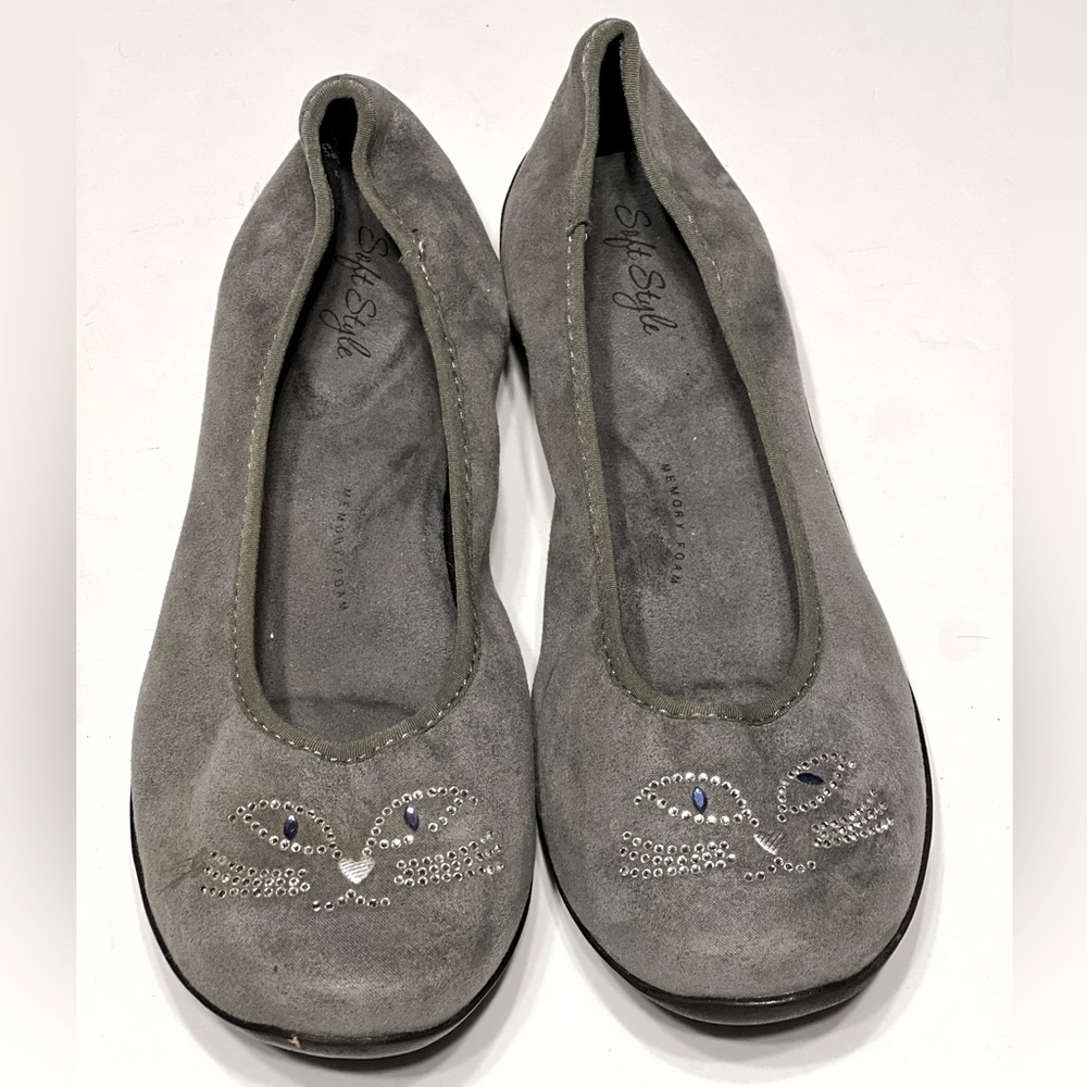 Soft style women kitten loafers
